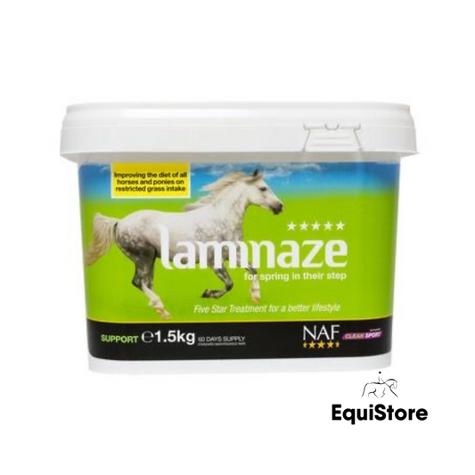 NAF 5 star Laminaze hoof supplement for horses or ponies prone to laminitis 