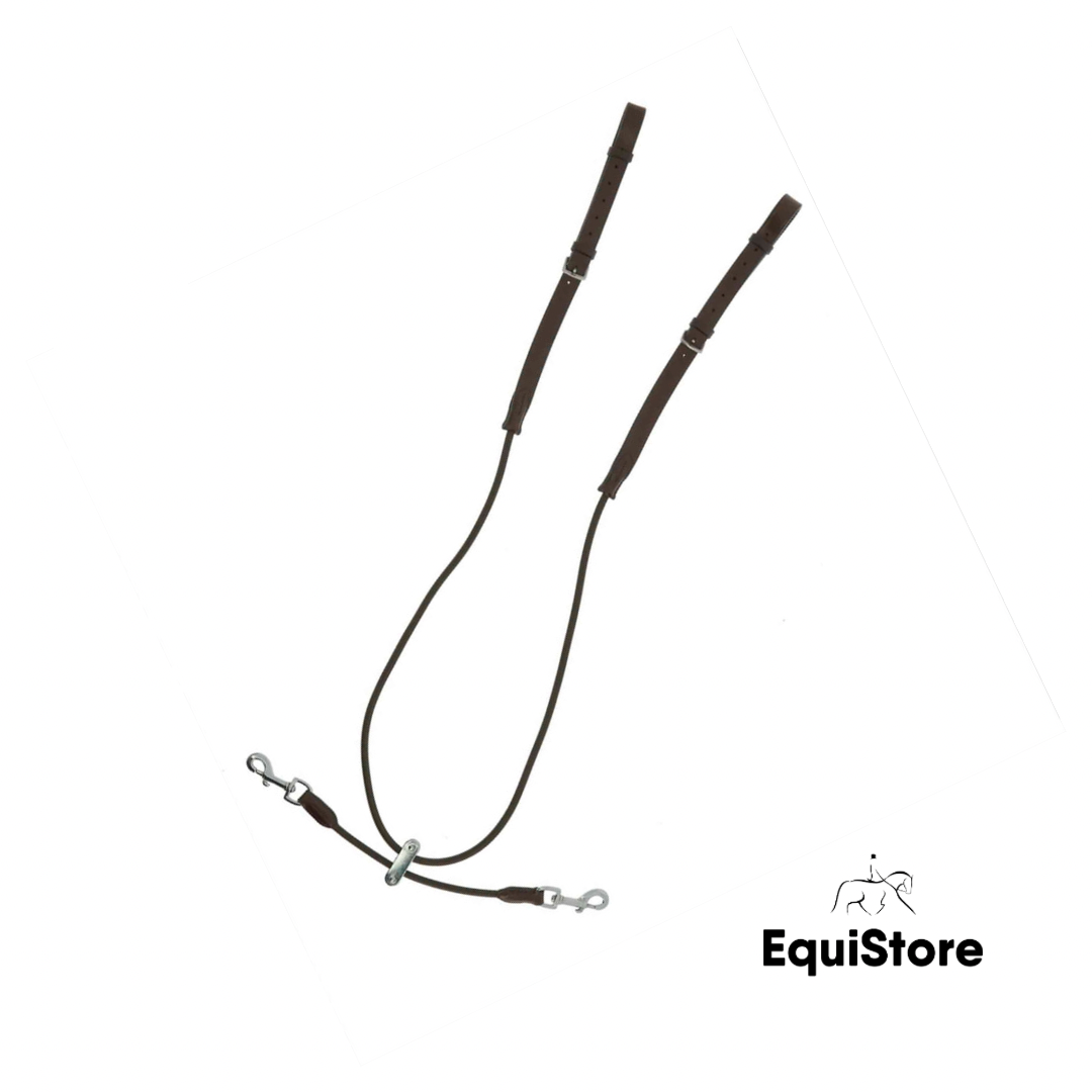 Norton Pro Elastic Reins with Pulley for a training aid for horses