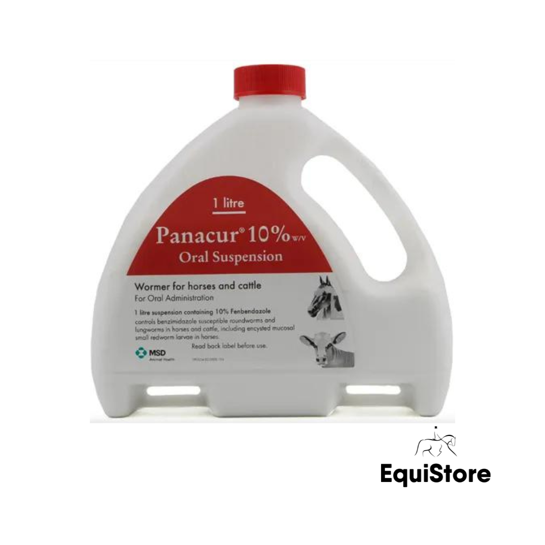 Panacur 10% liquid 1 Litre for de worming horses 