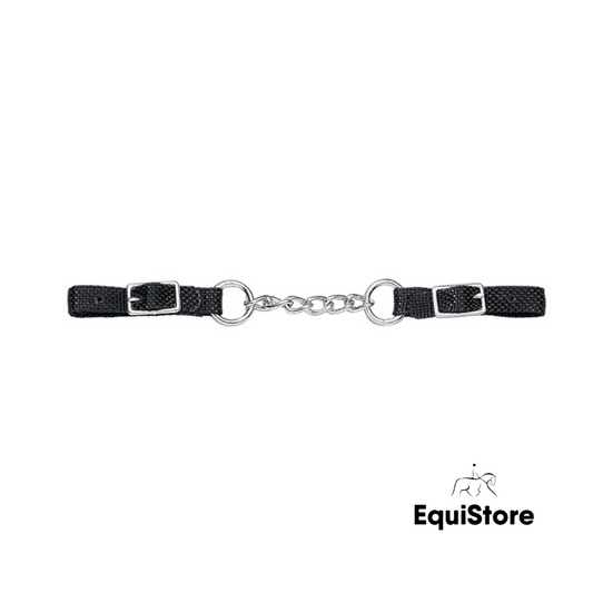 Perlon curb chain for horses