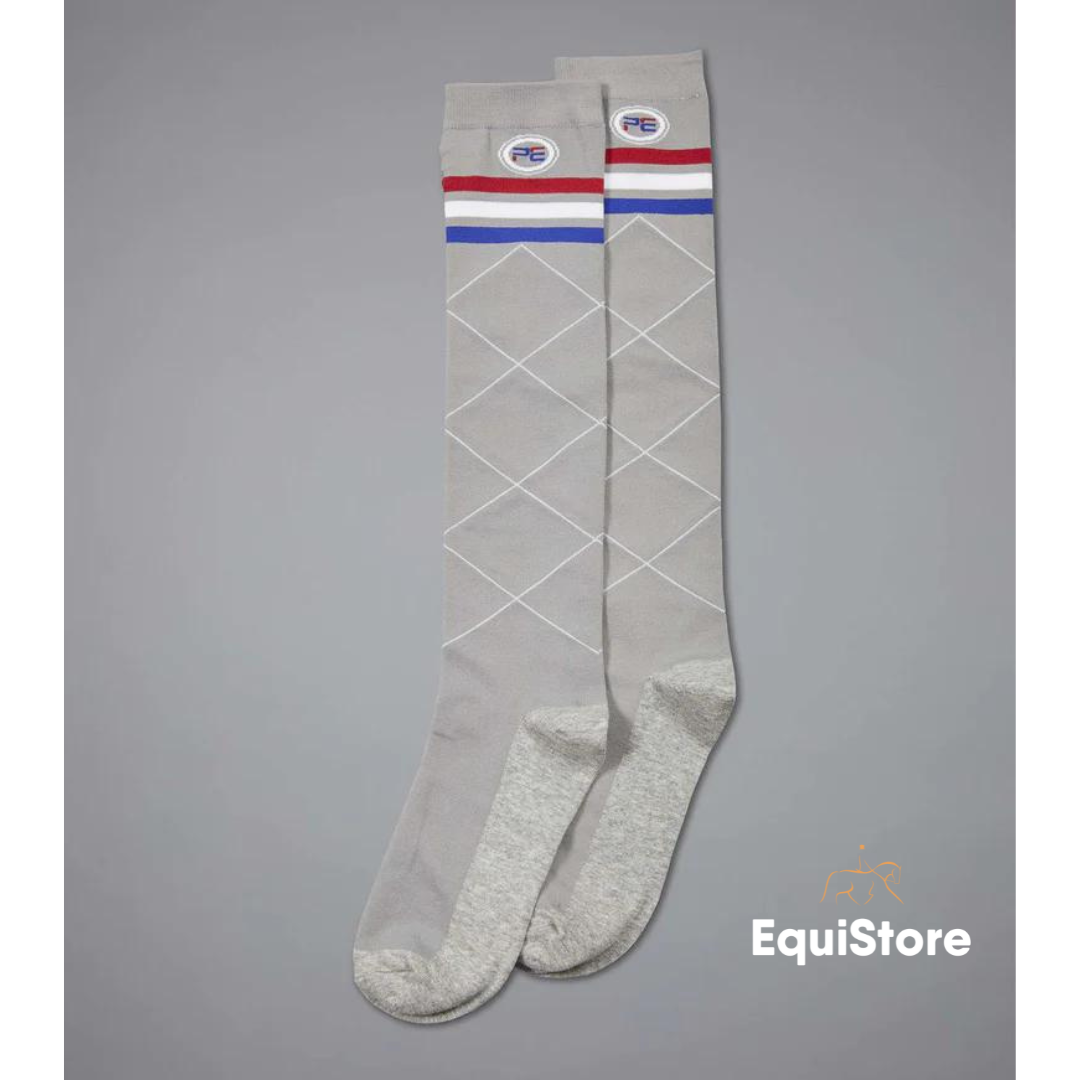 Premier Equine 4 Season Socks - Classic Grey (2 pairs) for horse riding