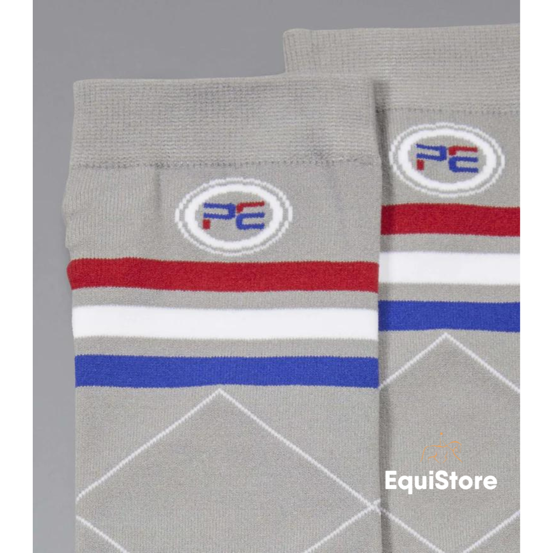 Premier Equine 4 Season Socks - Classic Grey (2 pairs) for horse riding