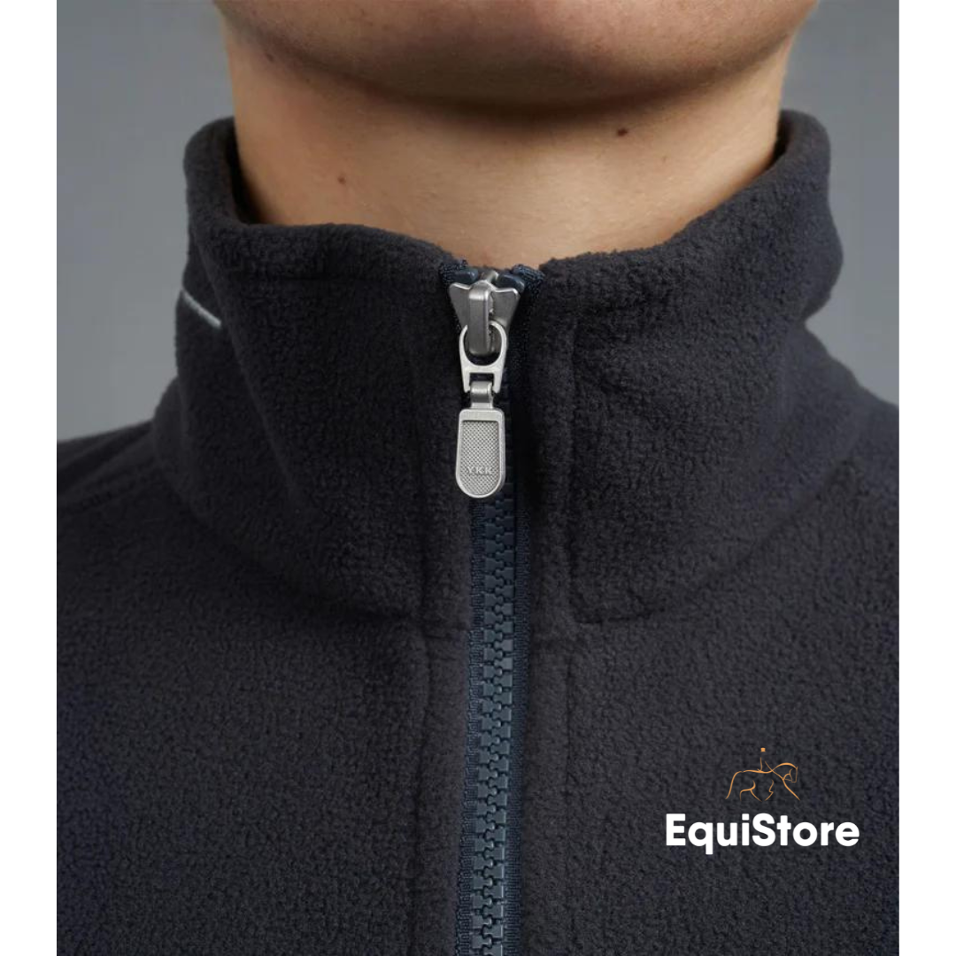 Premier Equine Ascendo Microfleece Horse Riding Top in dark grey colour