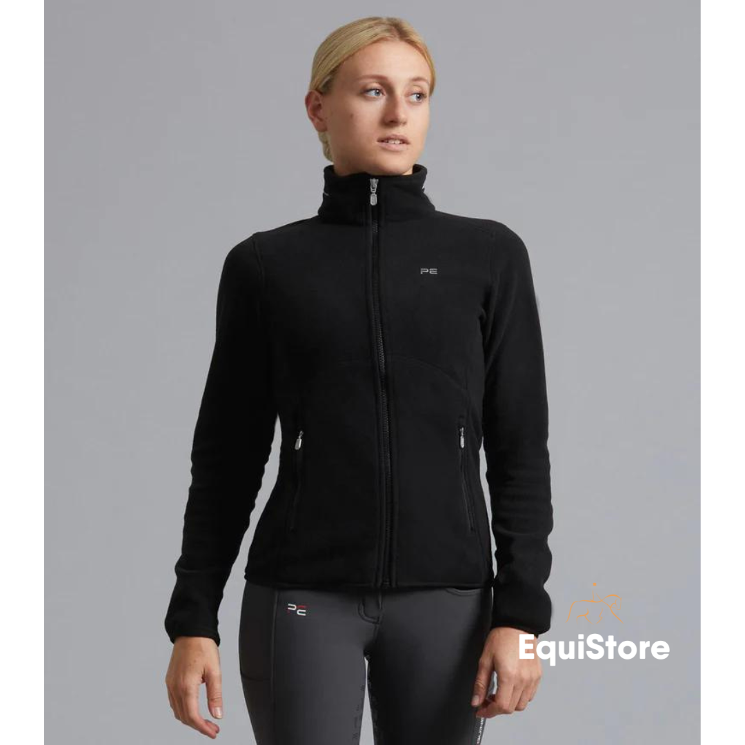 Premier Equine Ascendo Microfleece Horse Riding Top in black colour