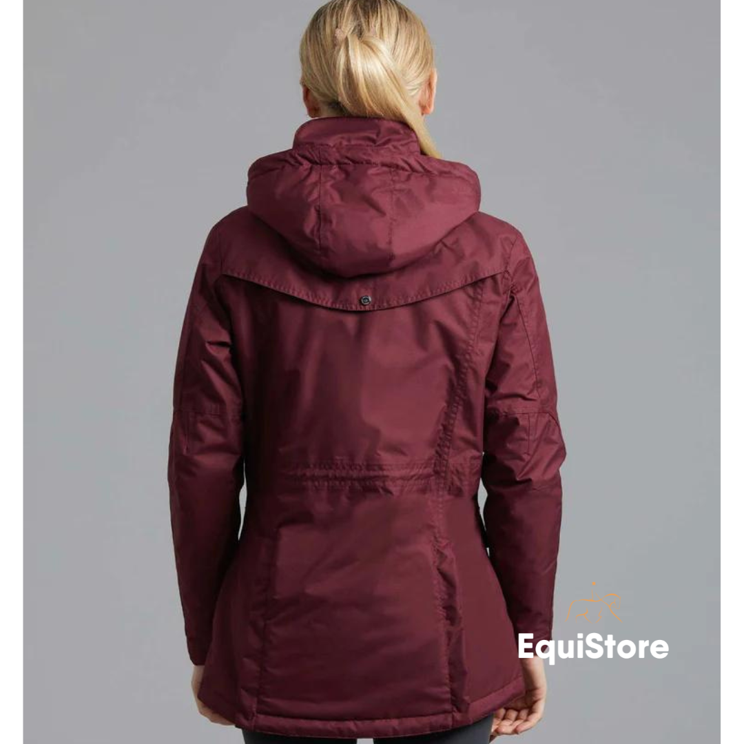 Premier Equine Cascata Ladies Waterproof Coat back detail