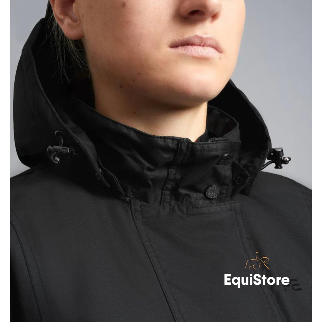 Premier Equine Cascata Ladies Waterproof Coat collar detail
