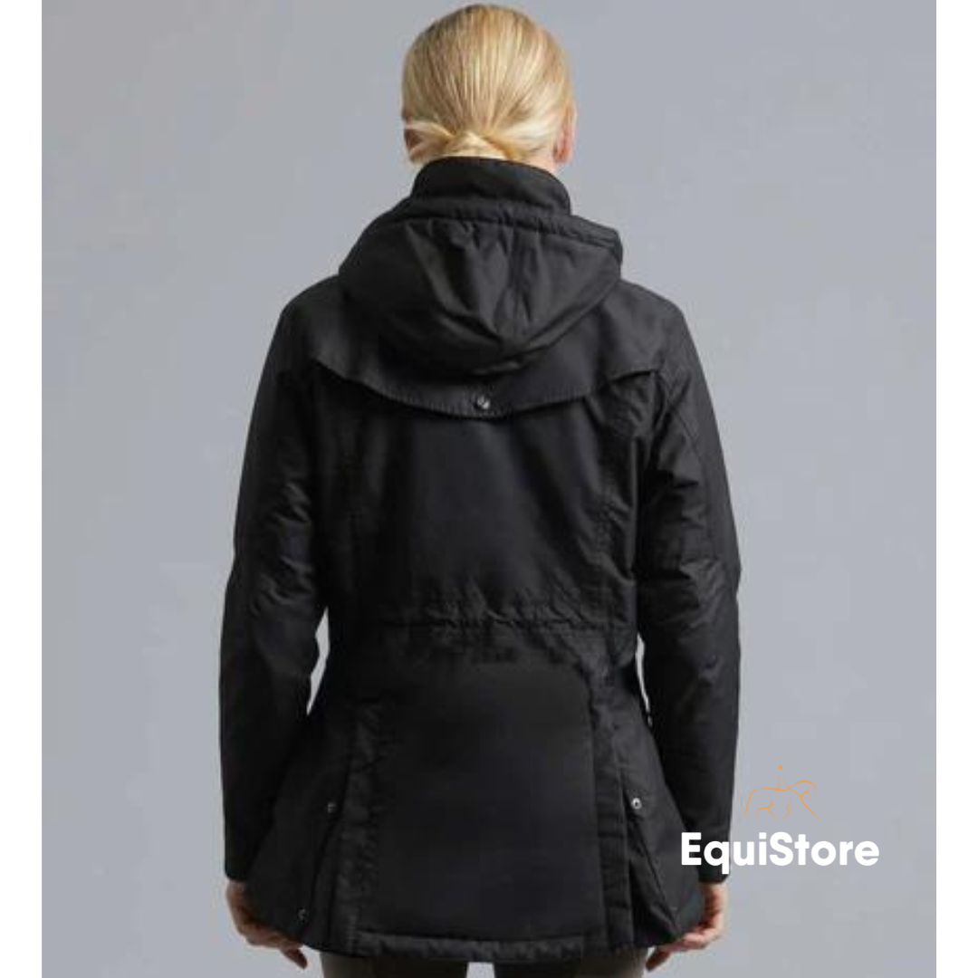 Premier Equine Cascata Ladies Waterproof Coat in black