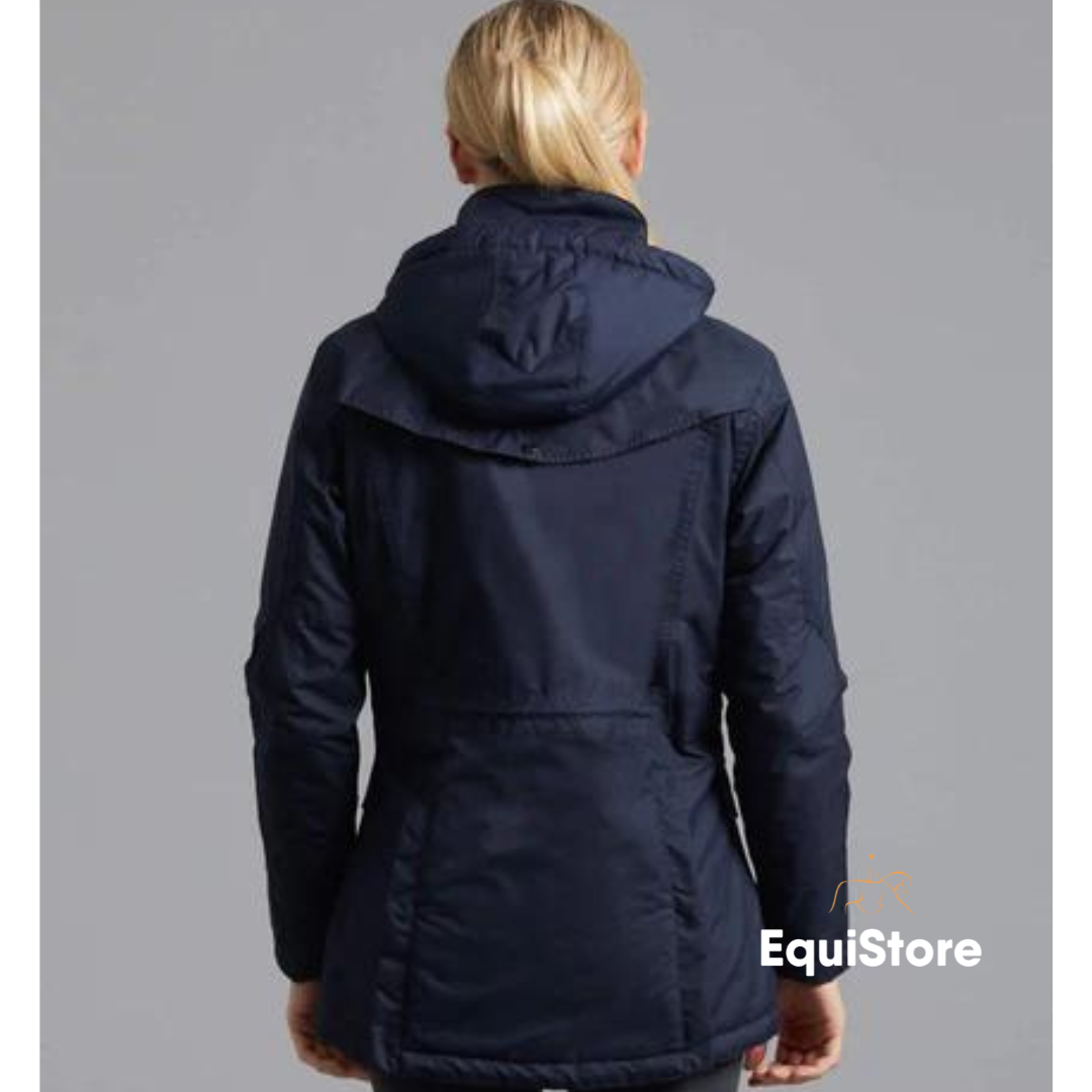  Premier Equine Cascata Ladies Waterproof Coat in navy