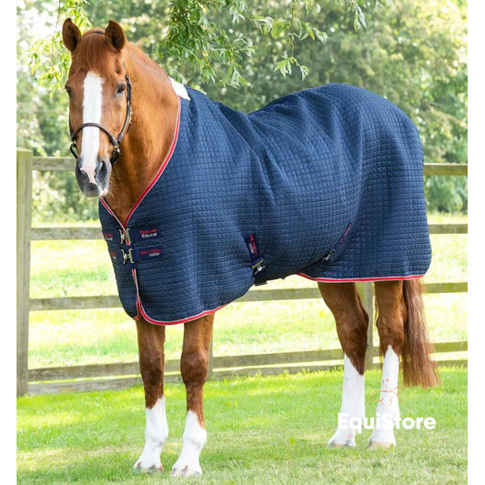 Premier Equine Dry-Tech Horse Cooler Rug in navy