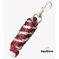 Premier Equine Horse Lead Rope in burgundy and white