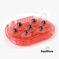 Premier Equine Magnetic Massage Mitt in red