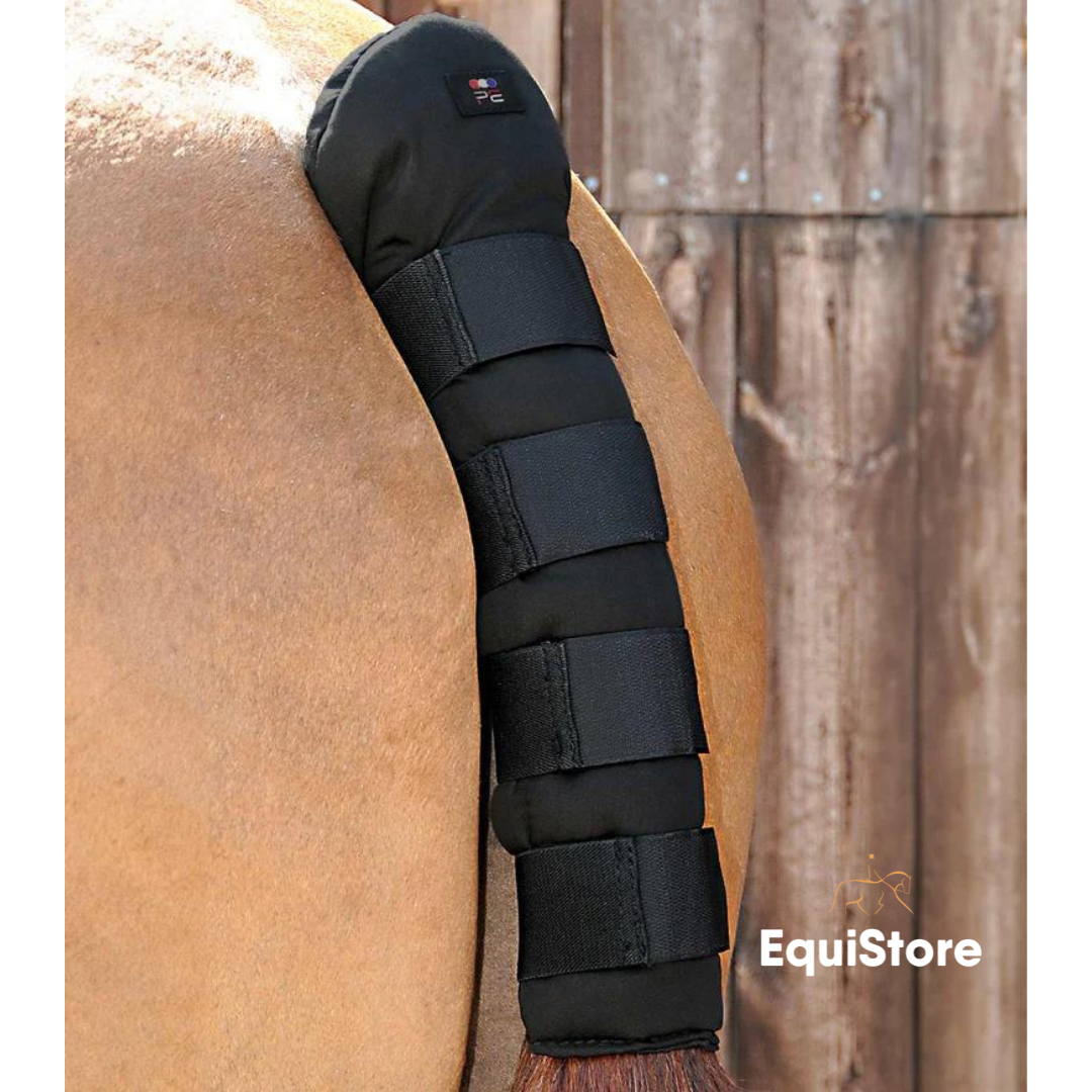 Premier Equine Stay Up Horse Tail Guard in black