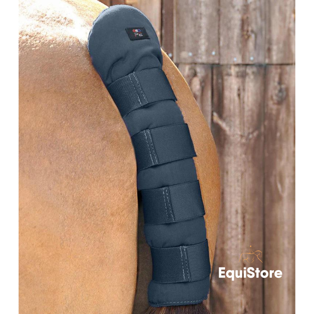 Premier Equine Stay Up Horse Tail Guard in navy