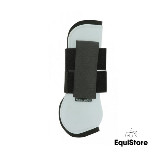 Riding world white tendon boots for horses 