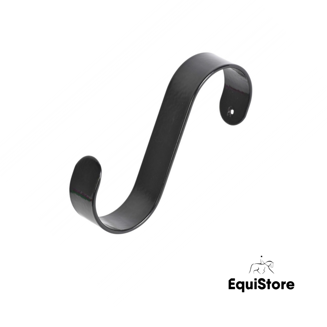 Stubbs Giganti Hooks for your tack room or stable yard, in black