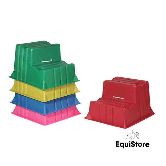 Stubbs 2 step mounting block for horses 