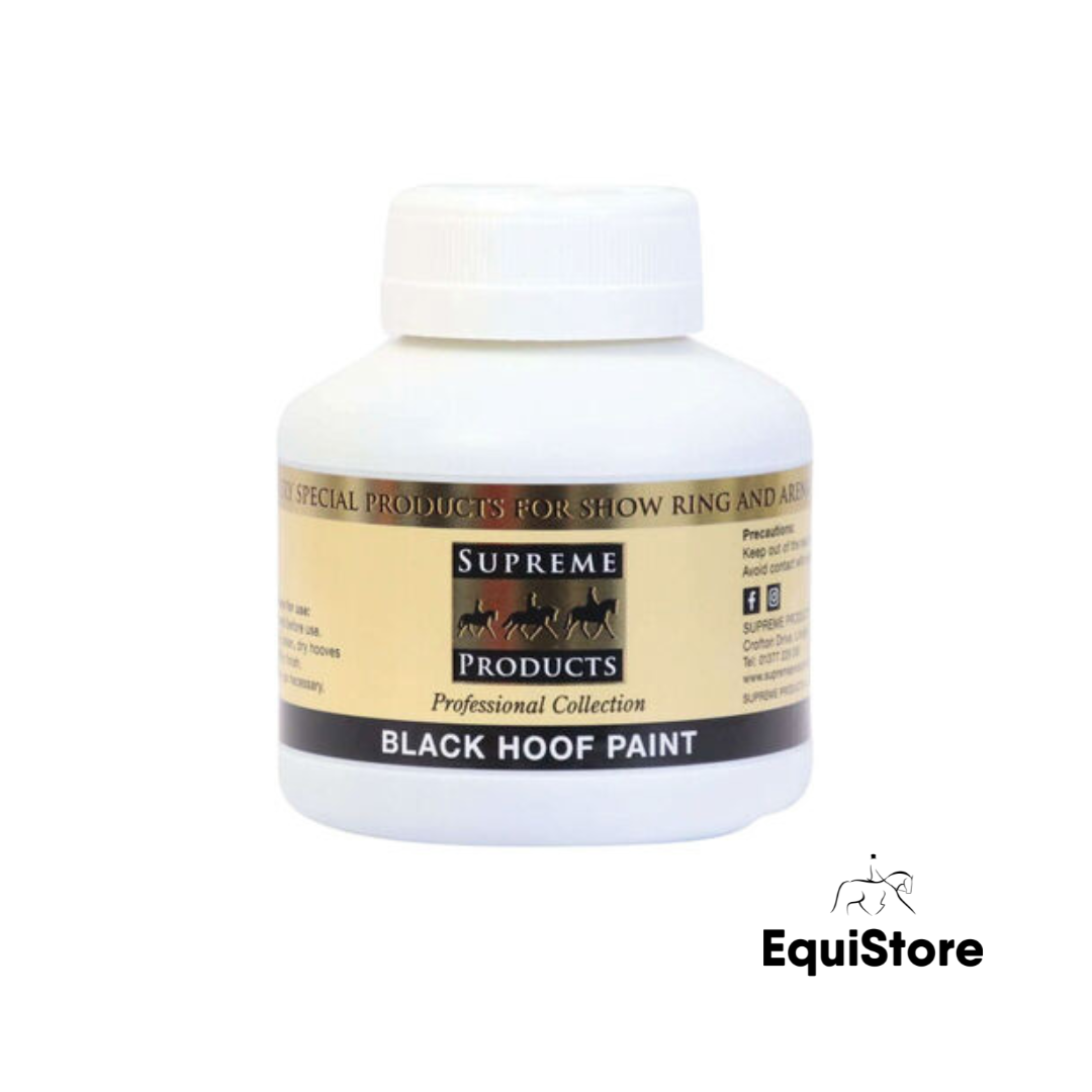 Supreme Products - Black Hoof Paint for show horses and ponies 