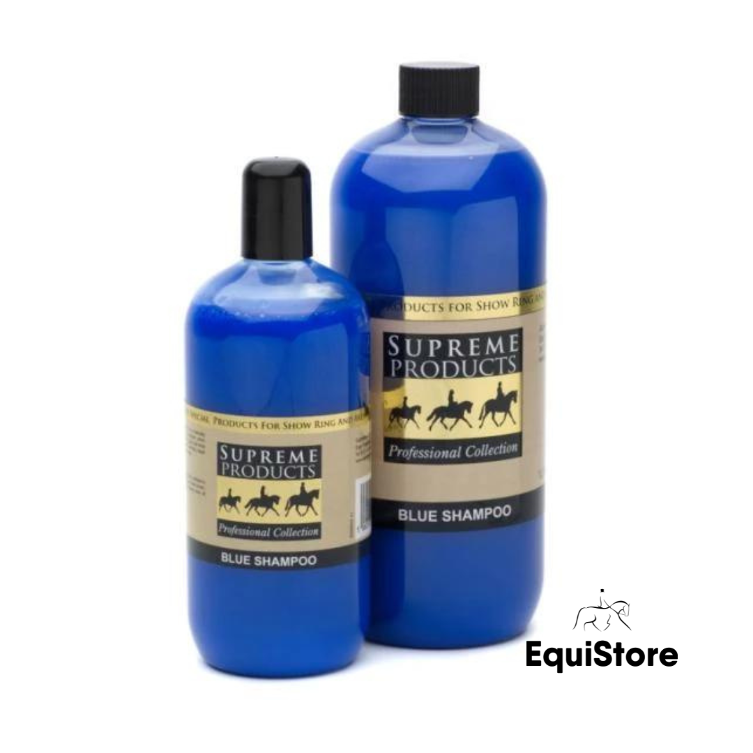 Supreme Products Blue Shampoo for grey or white show horses and ponies 