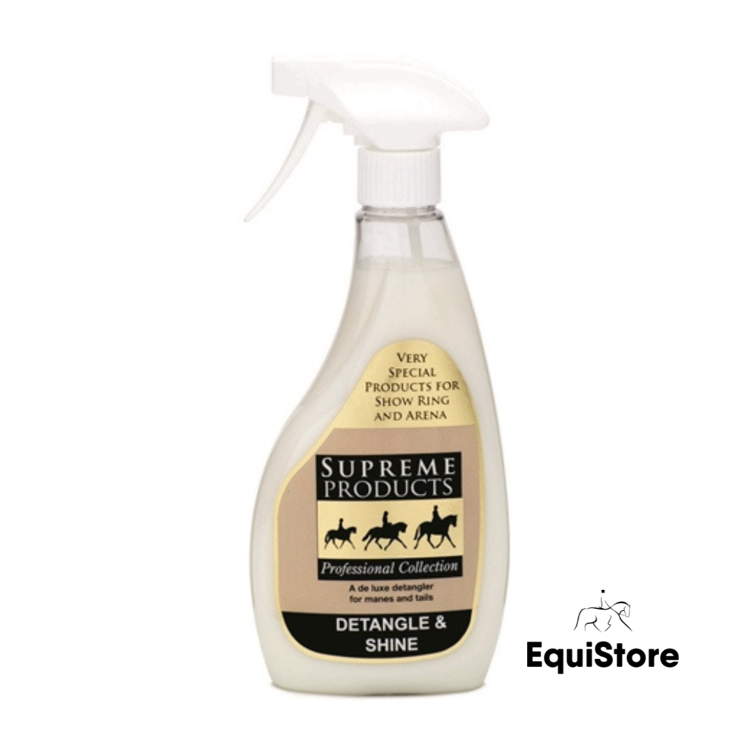 Supreme Products Detangle and Shine for show horses and ponies