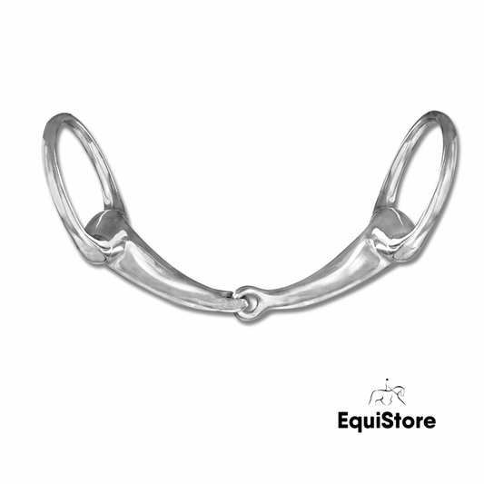 Anatomic Single Jointed Eggbutt Snaffle Bit