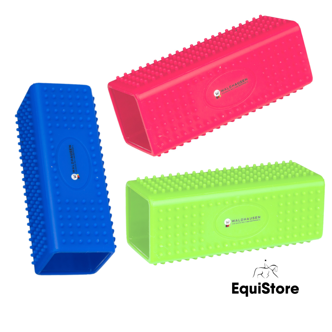 Animal Hair Remover, a block brush for removing pet and animal hair from clothing and saddle pads. 
