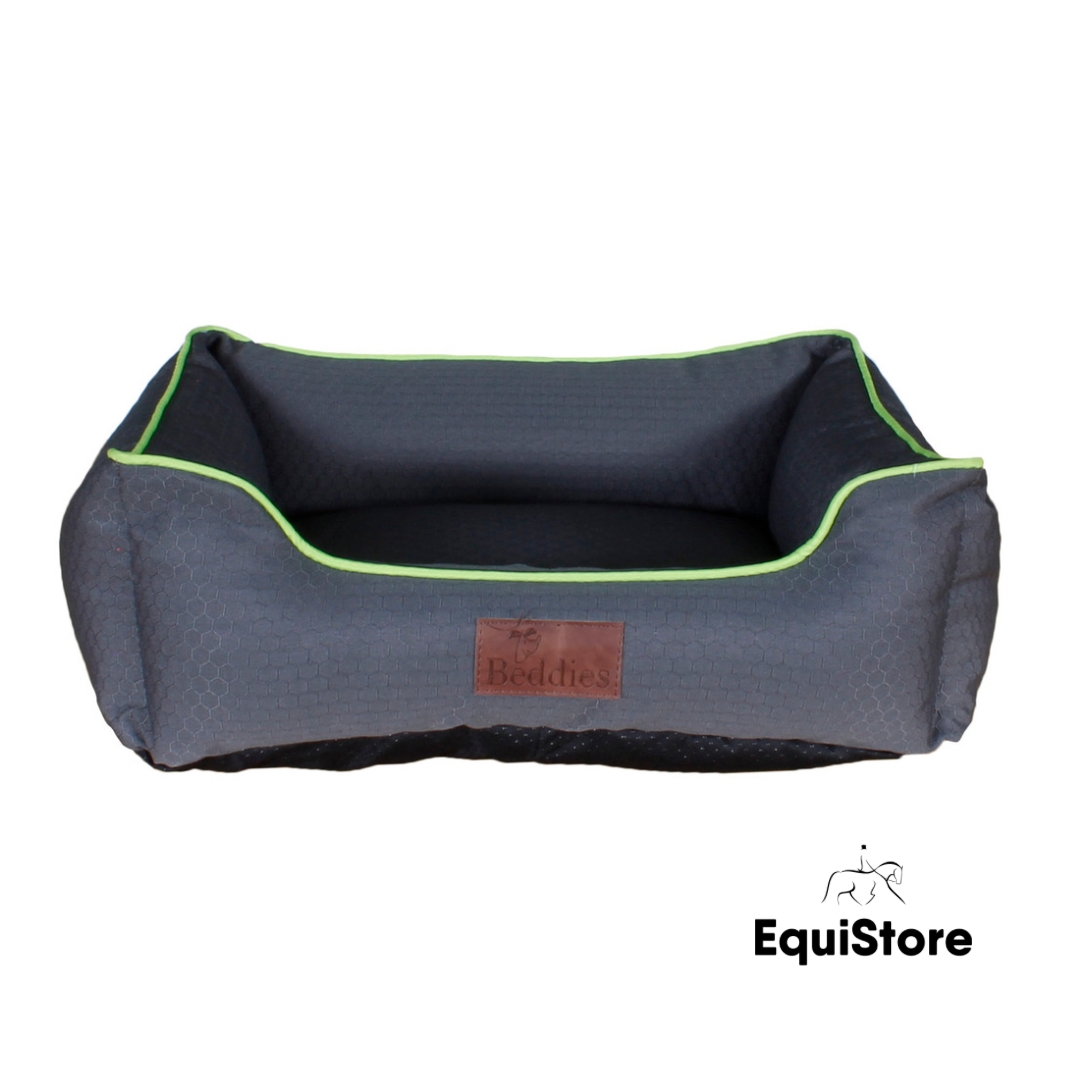Beddies Waterproof Lounger Dog Bed in charcoal grey