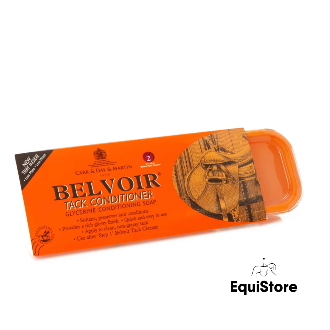Belvoir Glycerine Conditioning Bar Soap for cleaning your horses tack.