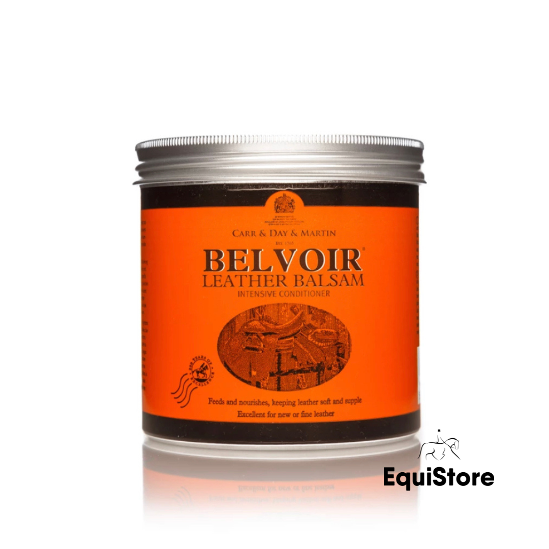 Belvoir Leather Balsam for conditioning your horses leather  tack.