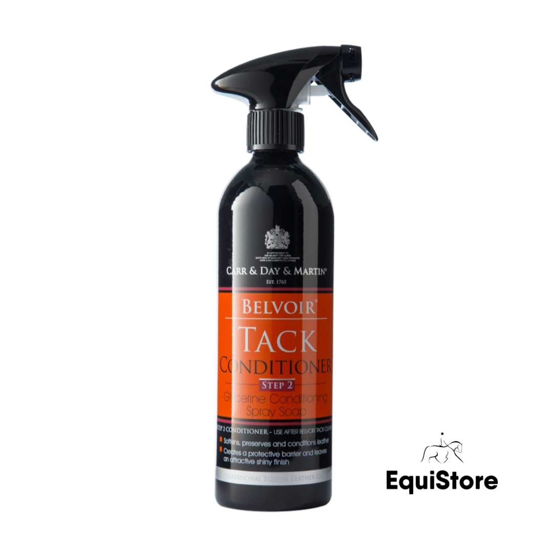 Belvoir Tack Conditioner Spray for conditioning and protecting your horse tack. 