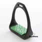 Breeze Up Reflex Stirrups with green treads