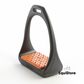Breeze Up Reflex Stirrups with orange treads