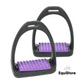 Breeze Up Reflex Stirrups with purple treads