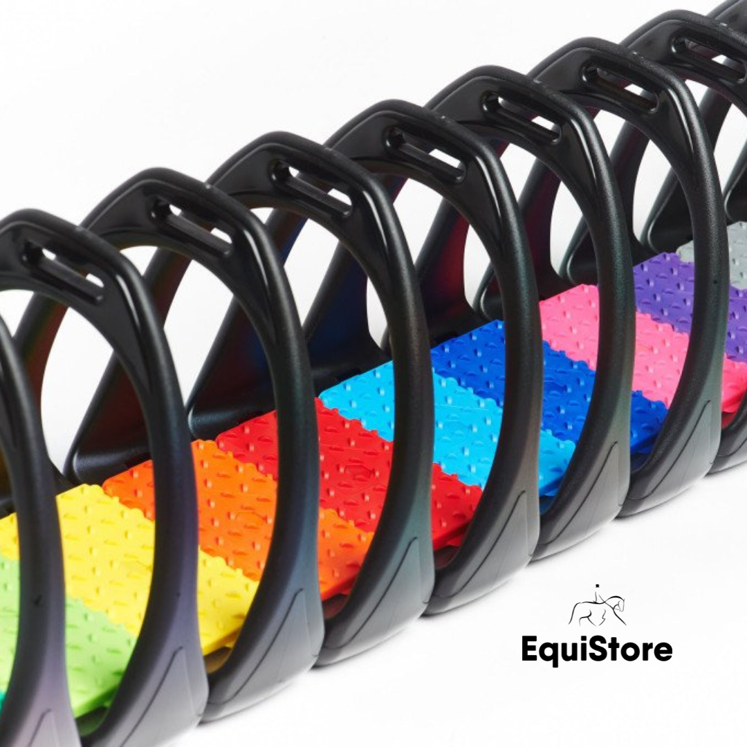 Breeze Up Reflex Stirrups with coloured treads