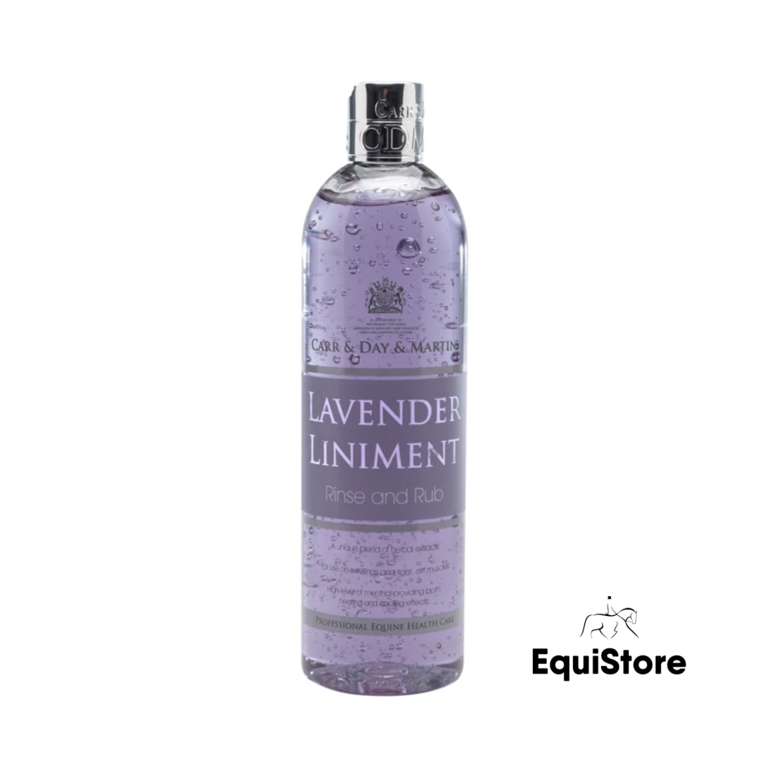 Carr & Day & Martin Lavender Liniment for horses with muscle stiffness. 