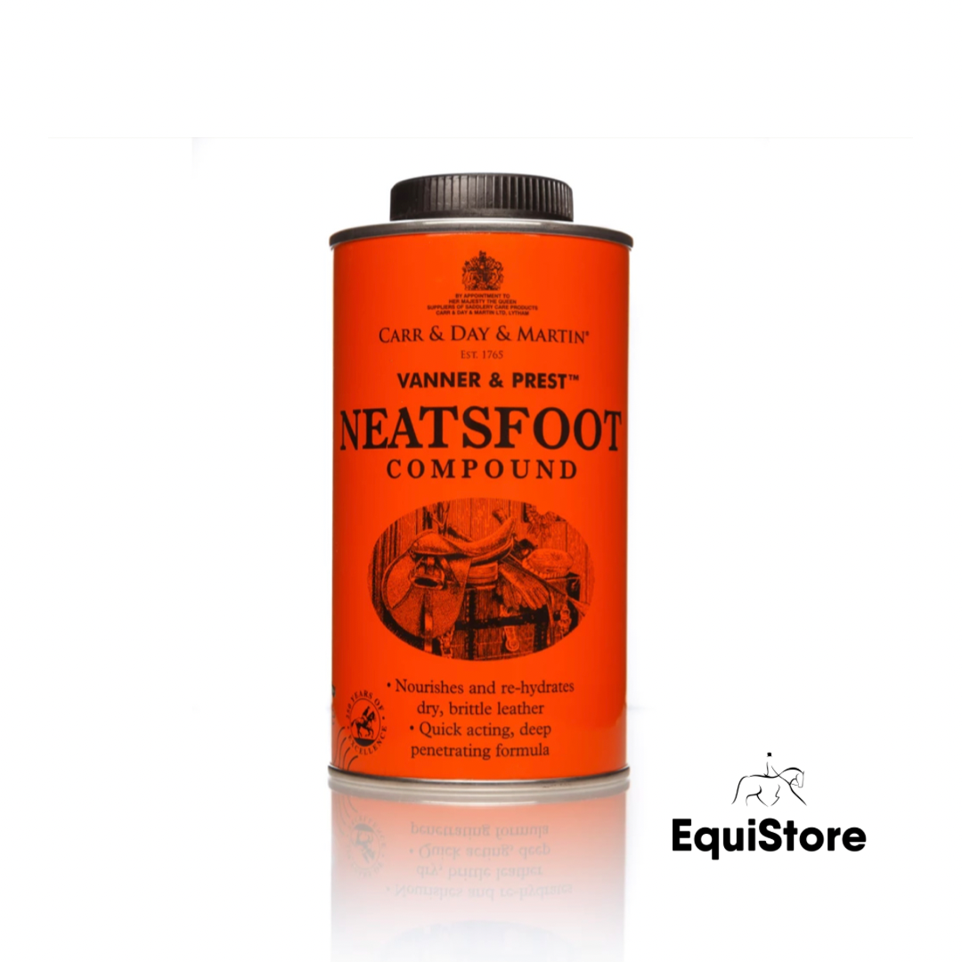 Carr & Day & Martin Neatsfoot Oil for nourishing and conditioning your horses leather tack.