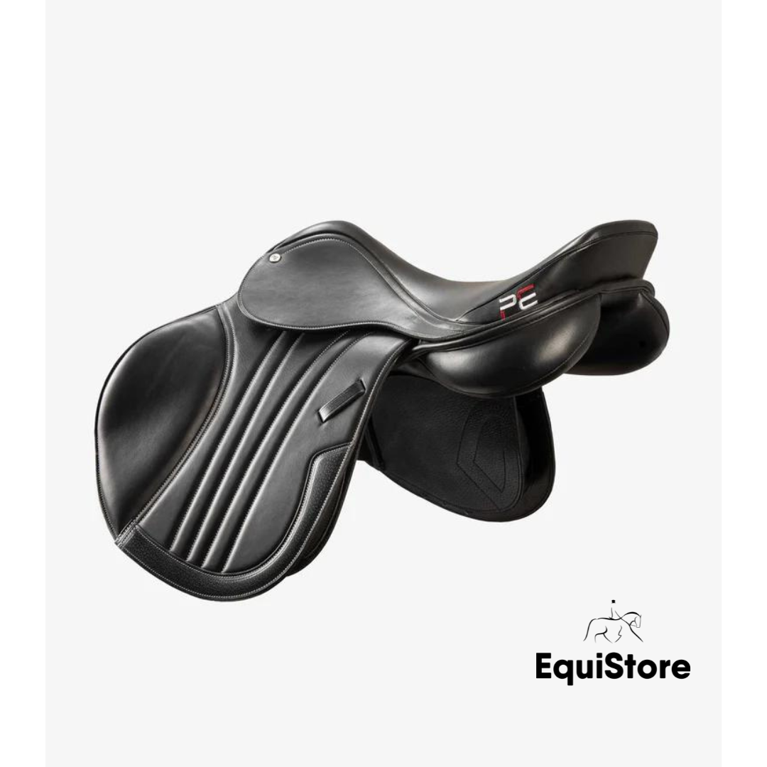 Premier Equine Chamonix Leather Black Close Contact Jump Saddle