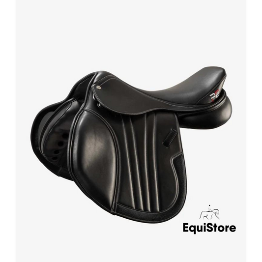 Premier Equine Chamonix Leather Black Close Contact Jump Saddle