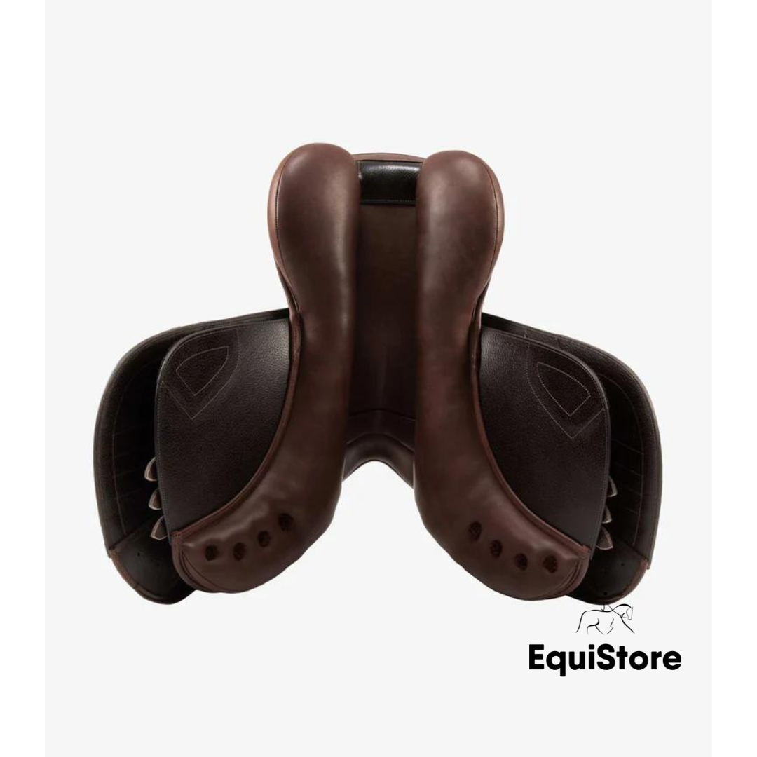 Premier Equine Chamonix Leather Brown Close Contact Jump Saddle