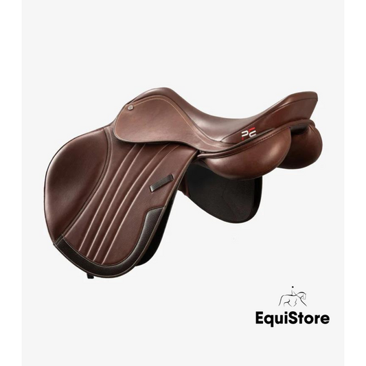 Premier Equine Chamonix Leather Brown Close Contact Jump Saddle