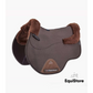 Premier Equine Close Contact Airtechnology Shockproof Merion Wool Saddle Pad for performance horses in brown