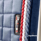 Premier Equine Close Contact European Cotton GP/Jump Square - Grey