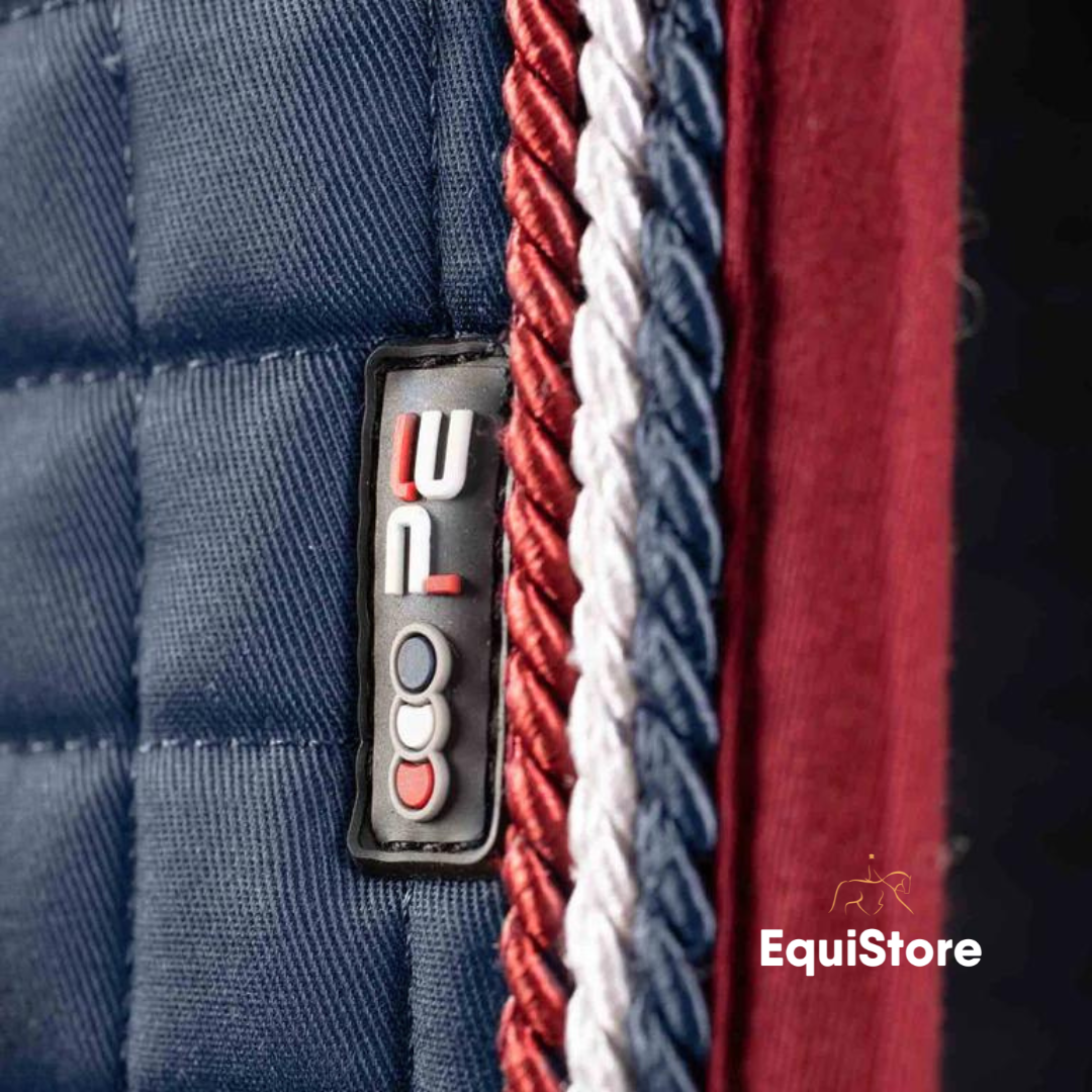 Premier Equine Close Contact European Cotton GP/Jump Square - Navy