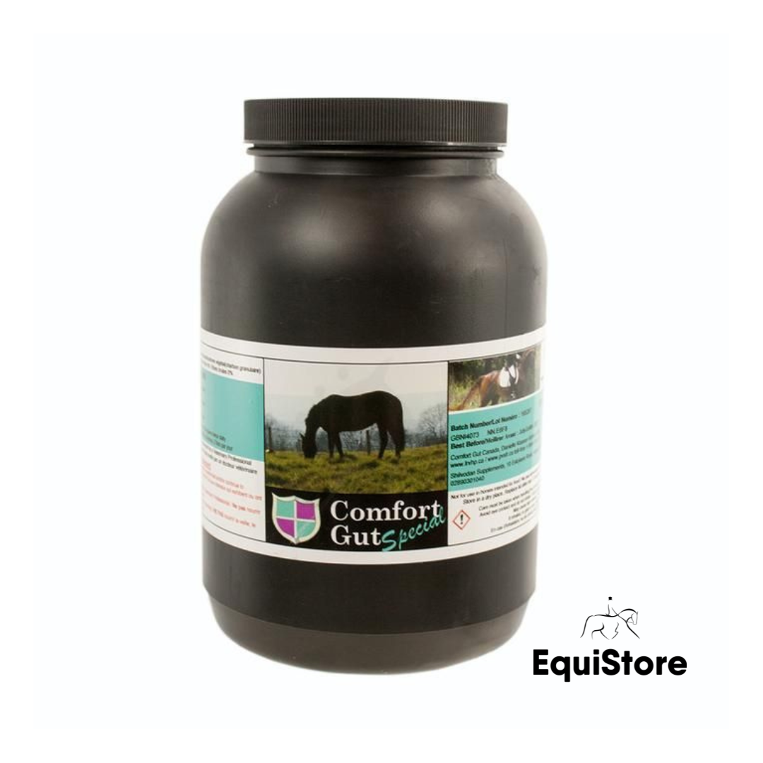 Comfort Gut Special Granules, a pelleted Activated Charcoal supplement for horses