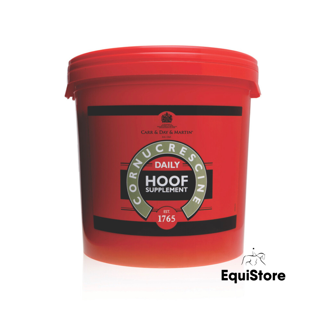 Cornucrescine hoof supplement for horses and ponies needing to strengthen their feet
