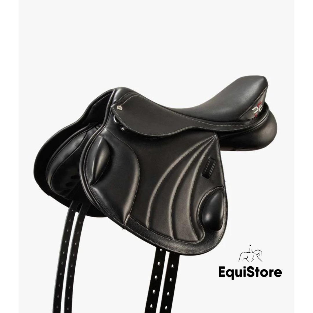 Premier Equine Deauville Leather Monoflap Black Cross Country Saddle