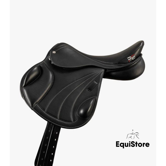 Premier Equine Deauville Leather Monoflap Black Cross Country Saddle
