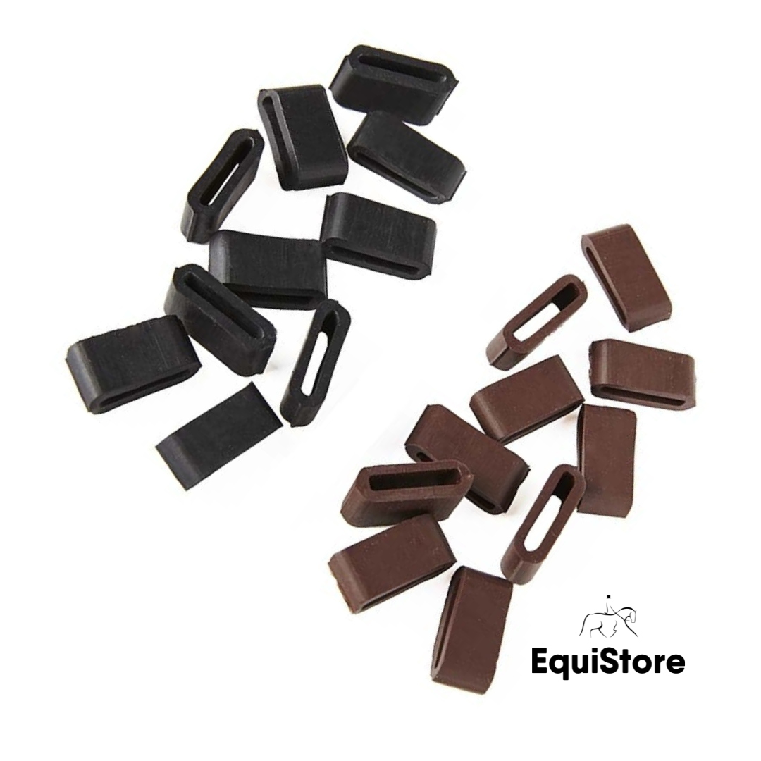 Elico Bridle Keepers (6 Pack) in black or brown 