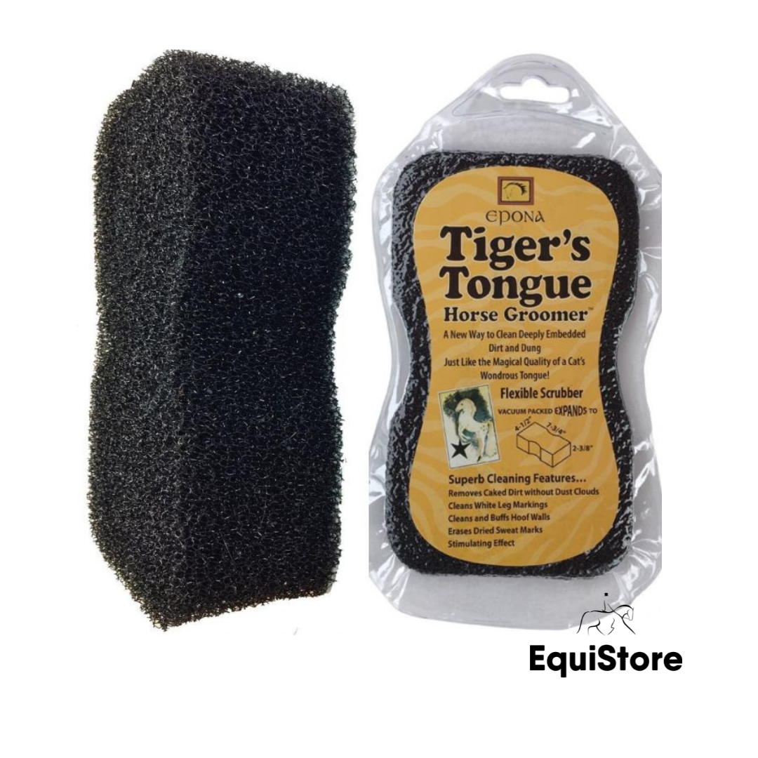 Epona Tigers Tongue horse grooming sponge 