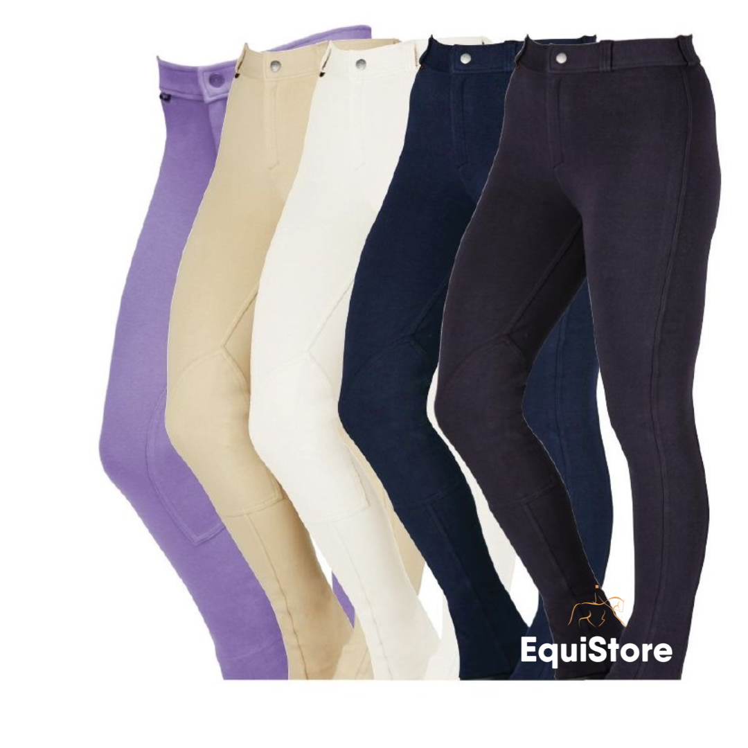 EquiSential Childrens Cotton Jodhpurs for horse riding