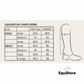 EquiSential Suede Half Chaps for horse riding - size guide